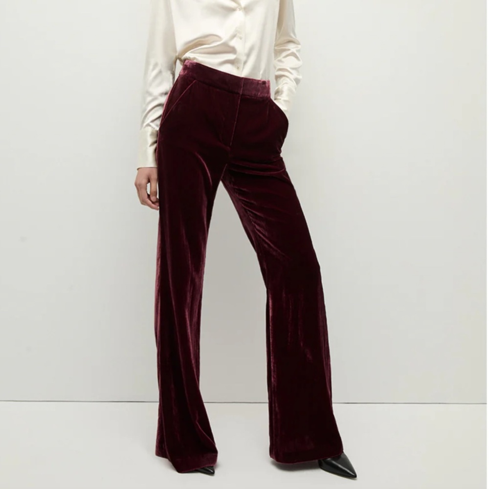 Veronica Beard Lebone Velvet Pant, Size 0